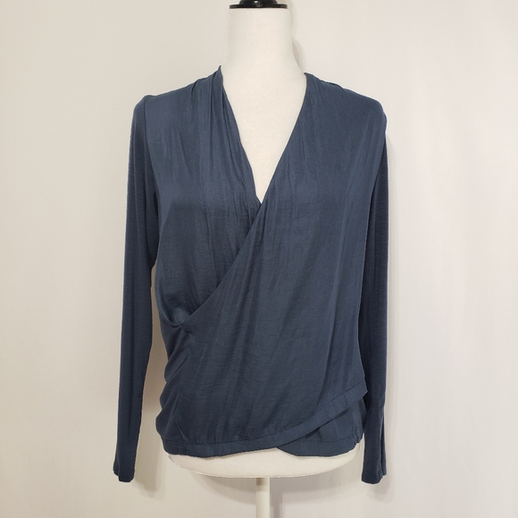 Anthropologie Dolan Crossroads Wrap Top - Picture 3 of 7